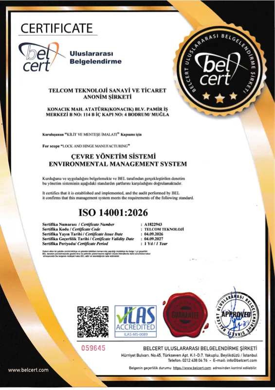 ISO 14001 çevre yönetim sistemi